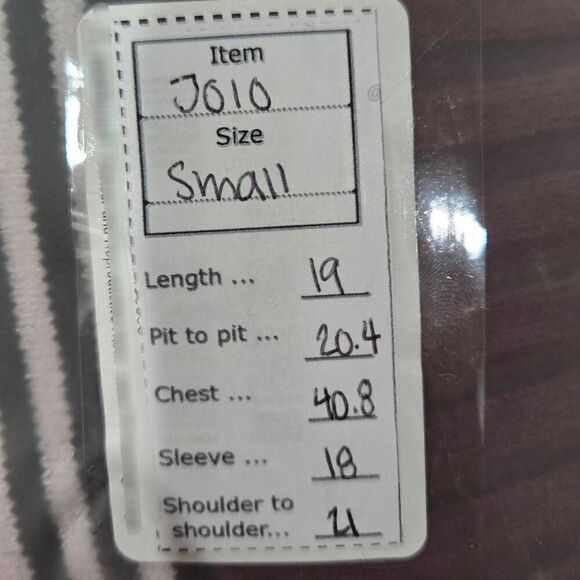 Windsor Stripe Mock Neck Sweater(J010)-Size S for Women - Picture 11 of 11